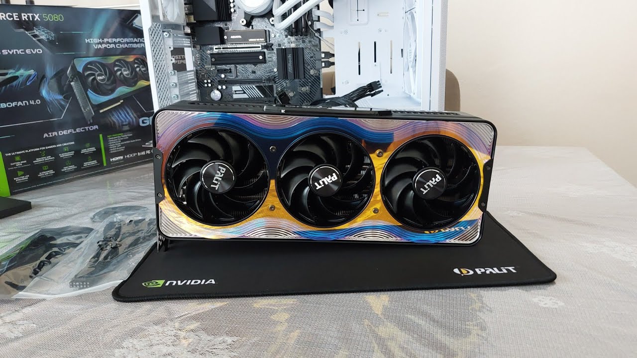Palit RTX 5080 GameRock Unboxing.