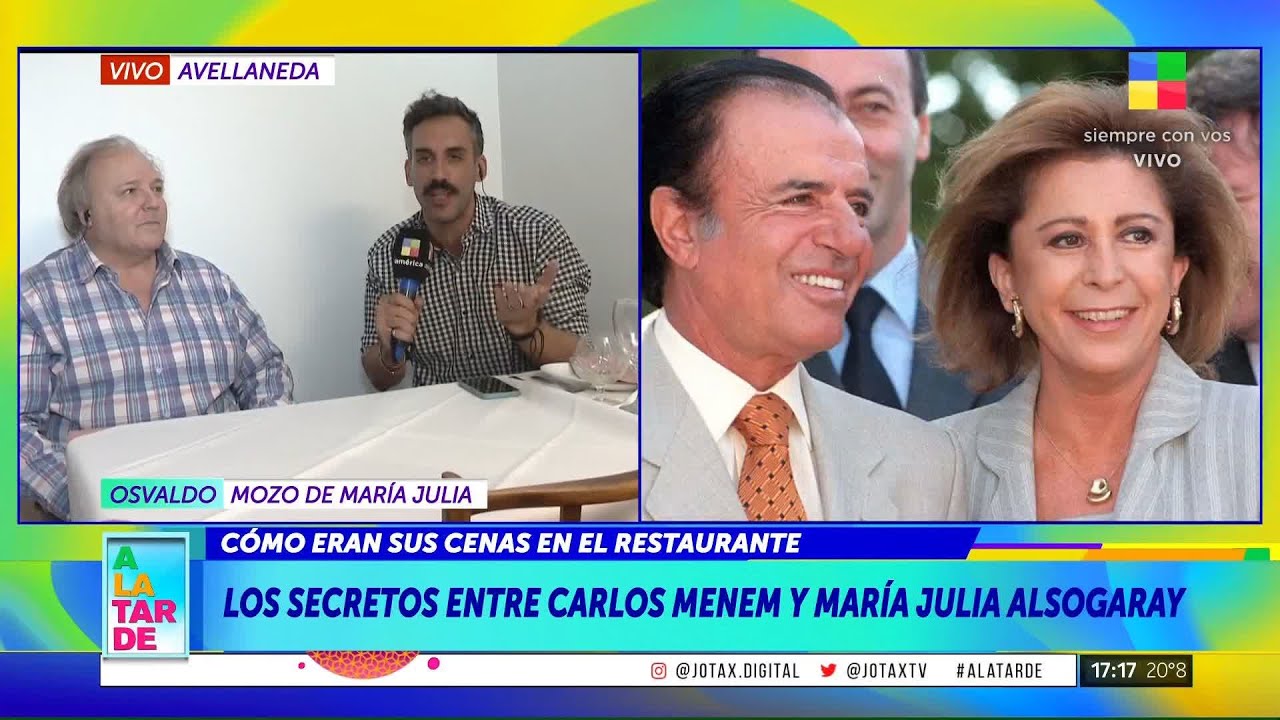 🛑 Los secretos entre María Julia Alsogaray y Carlos Menem