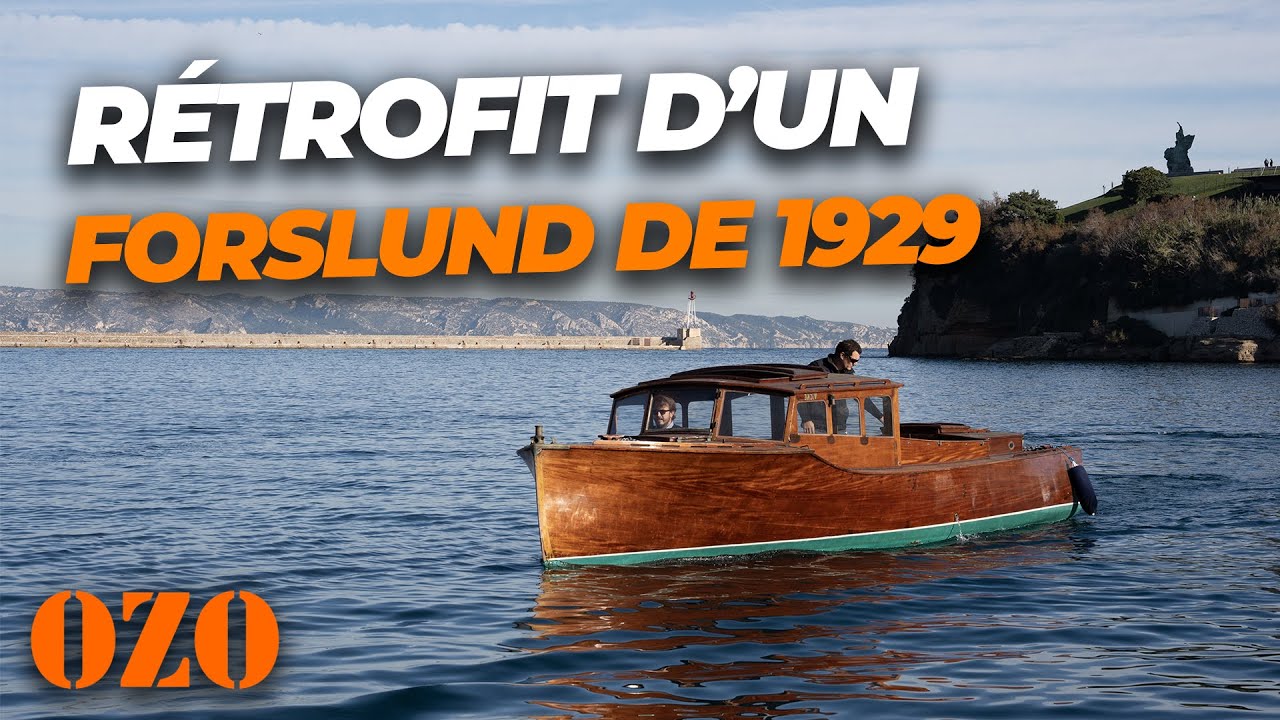 Rétrofit bateau - Conversion électrique d'un Forslund type Vaporetto avec moteur électrique OZO 20kW