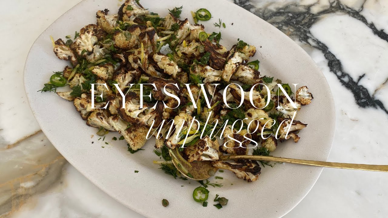 Roasted Cauliflower with Lemon Zest, Capers, & Jalapeño | EyeSwoon Unplugged