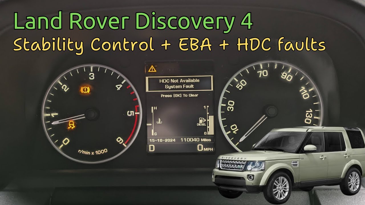 Коды ошибок Land Rover Discovery U0416-68 B1D21-13 U0416-68 после регулировки колес и рулевой кол...