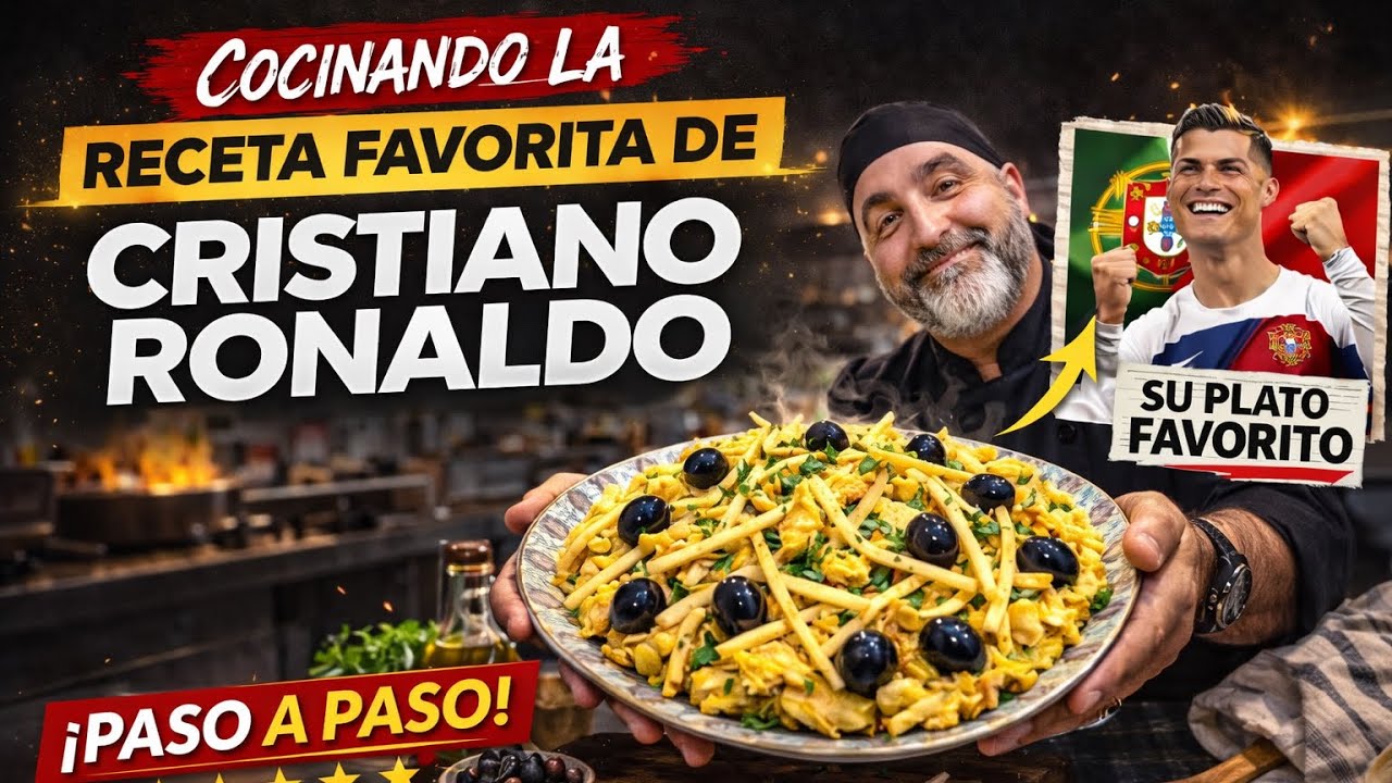 Cociné el Plato Favorito de Cristiano Ronaldo (Bacalao a Brás) 😱🇵🇹