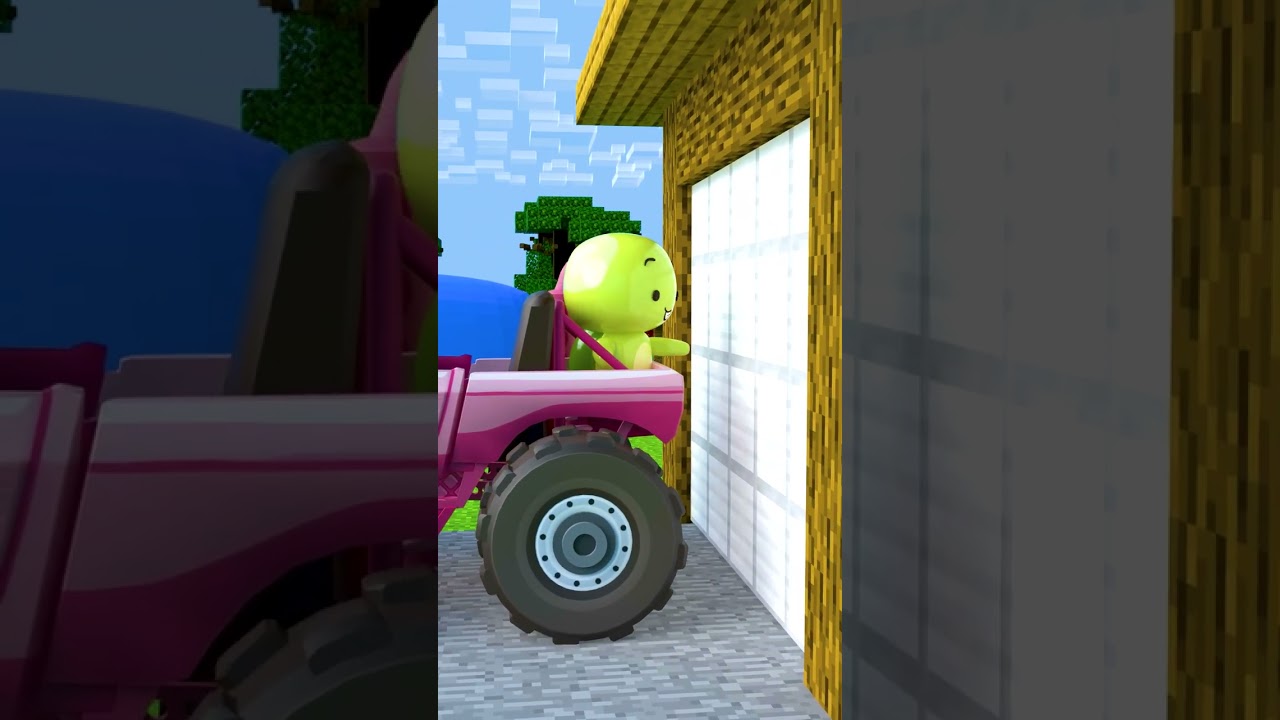 Parking A Car With Mikey - Maizen Animation Cartoon #shorts #animation