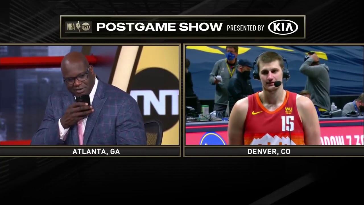 Jokic i Sek pricaju na srpskom | Jokic and Shaq speaking on Serbian :D | Postgame Interview