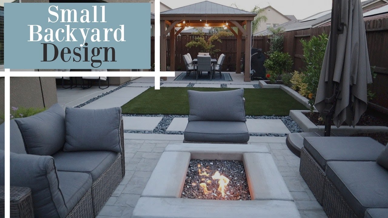 SMALL BACKYARD DESIGN IDEAS/ BACKYARD AND GARDEN TOUR