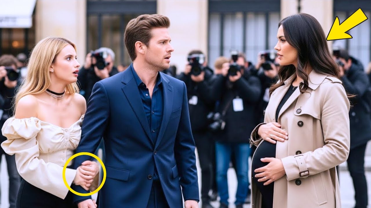 Un milionario porta l'amante alla settimana della moda, senza sapere che la moglie incinta era...