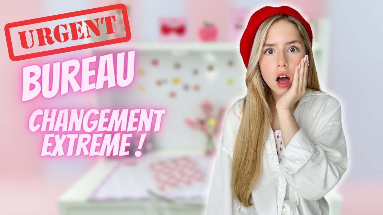 Je dois changer mon BUREAU // Organisation, rangement, décoration ...