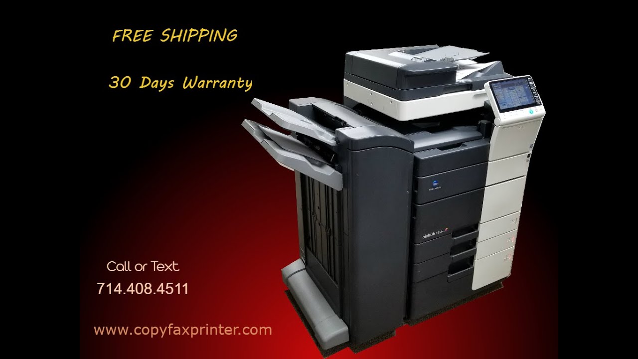Konica Minolta Bizhub Printer Setup