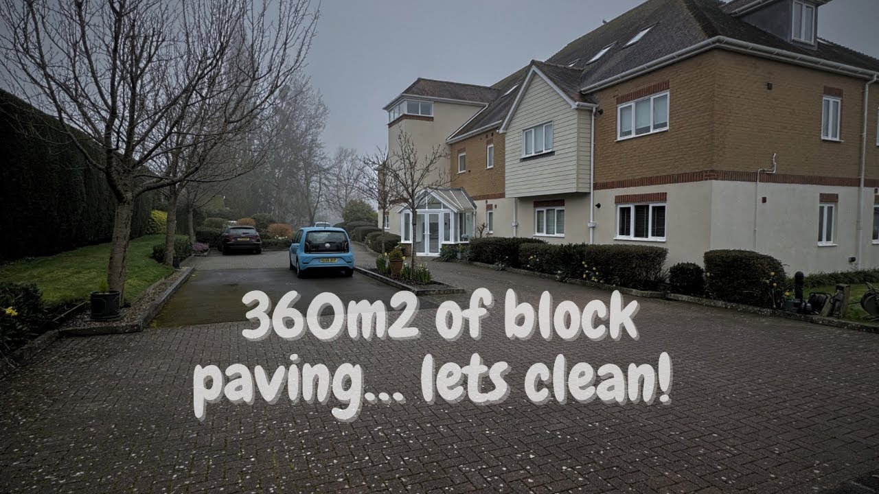 360m2 Of Block Paving... First Clean In 10 years! | New Forest Exterior Cleaning
