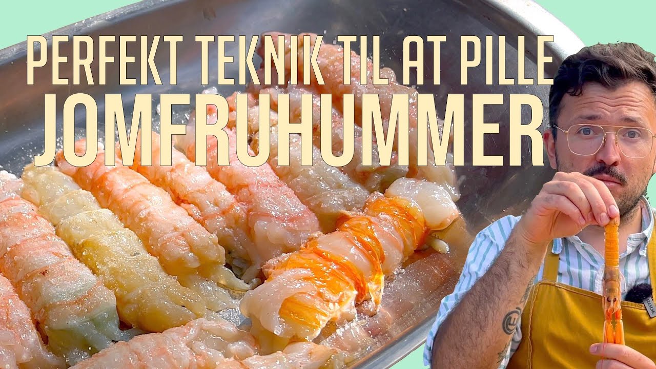 Perfekt teknik til at pille Jomfruhummerhaler! 🦞🍴😍