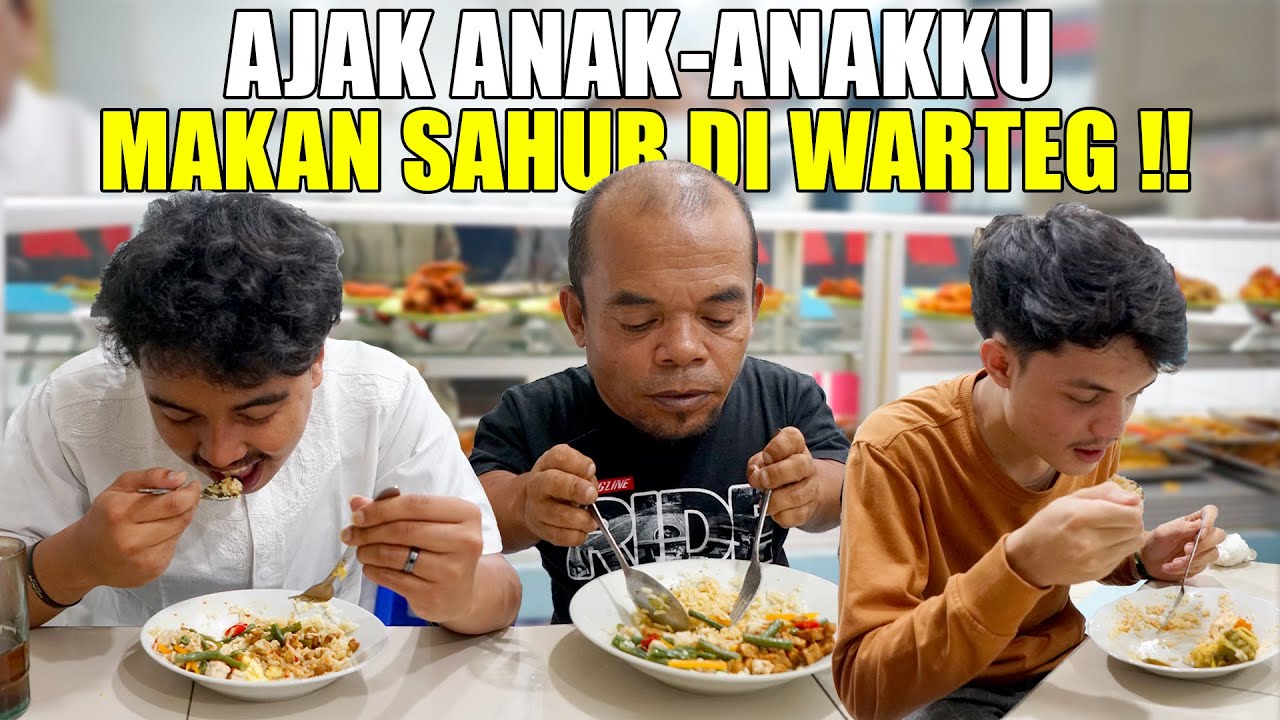 TERNYATA MAKAN SAHUR DIWARTEG NIKMATNYA GAK JAUH KALAH SAMA MAKAN SAHUR DIRUMAH !! #sahurontheroad
