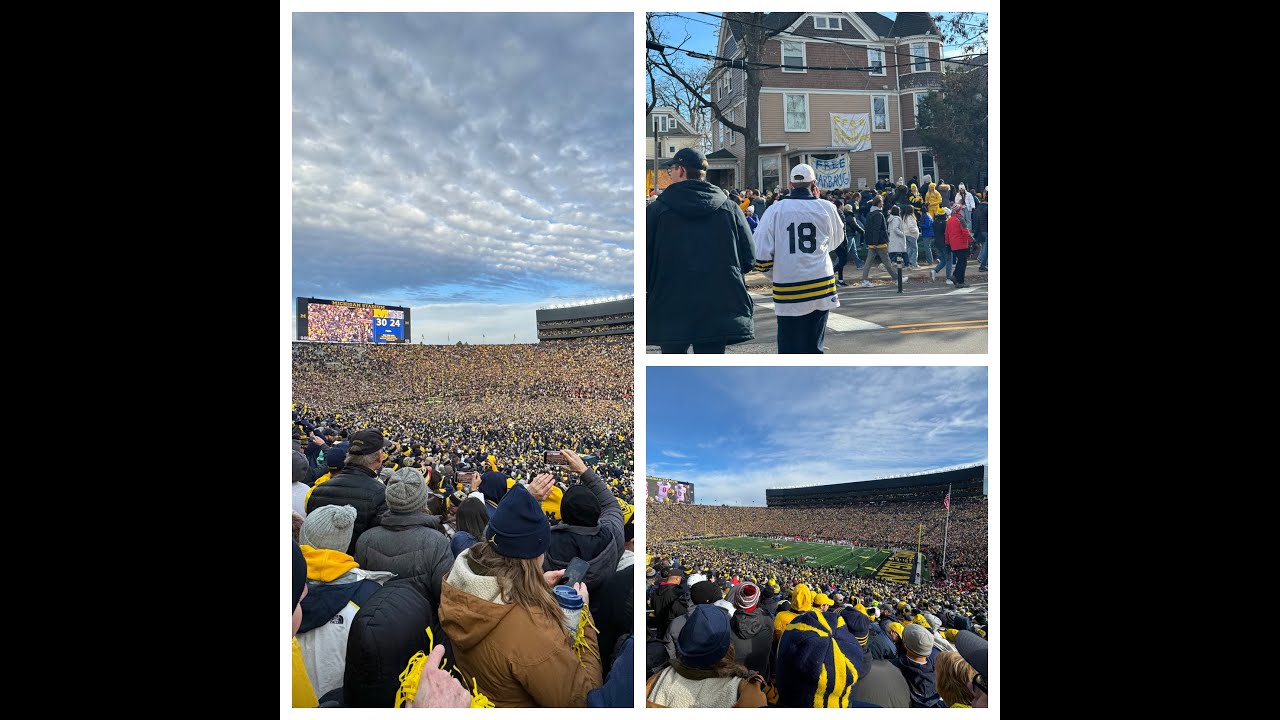 Michigan vs Ohio State Fan Experience | 11/25/2023 | HDR Extended Version