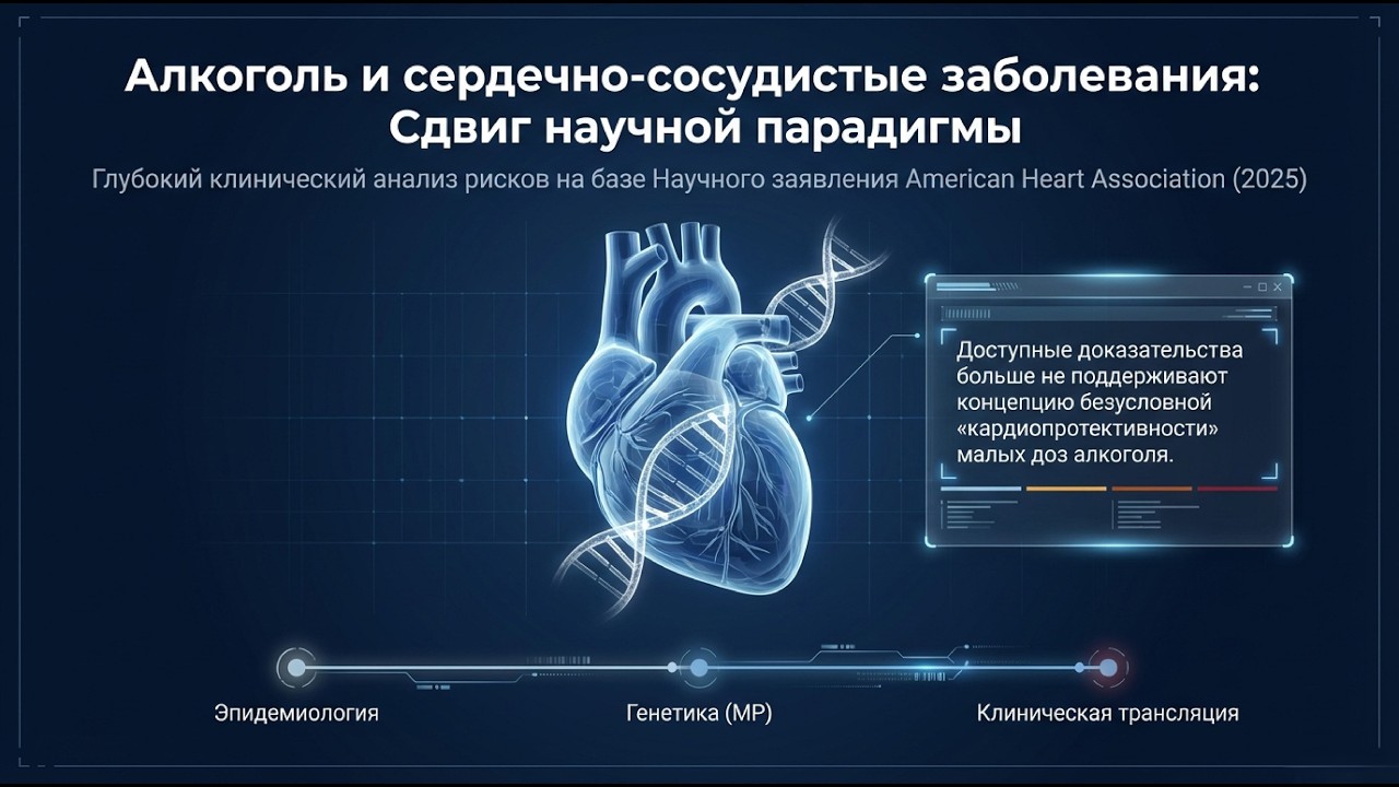 Почему алкоголь больше не полезен сердцу. Научное заявление Американской кардиологической ассоциации