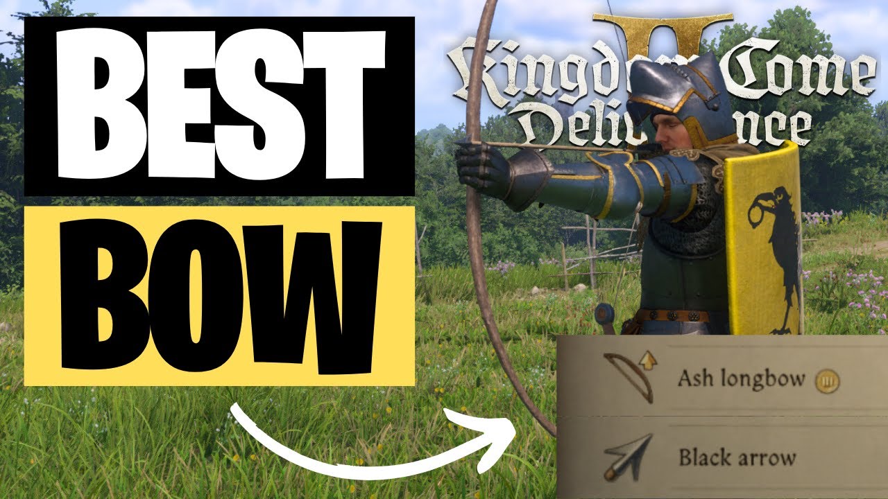 Get the BEST BOW, infinite BLACK ARROWS, strongest bow and arrows in Kingdom Come Deliverance 2