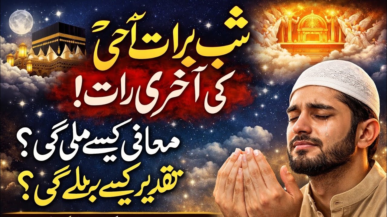 Shab e Barat Ki Fazilat | Aaj Ki Raat Faisle Hote Hain | Powerful Islamic Bayan 
