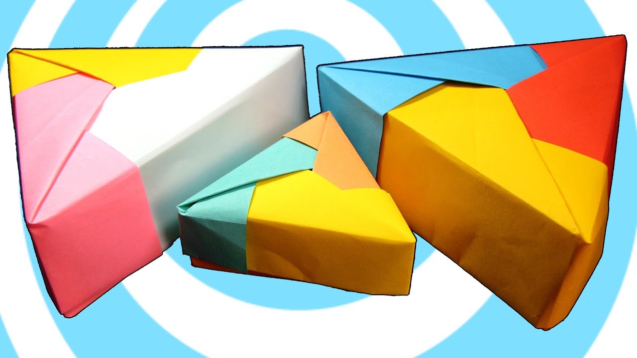 Modular Origami Triangle Gift Box Tutorial