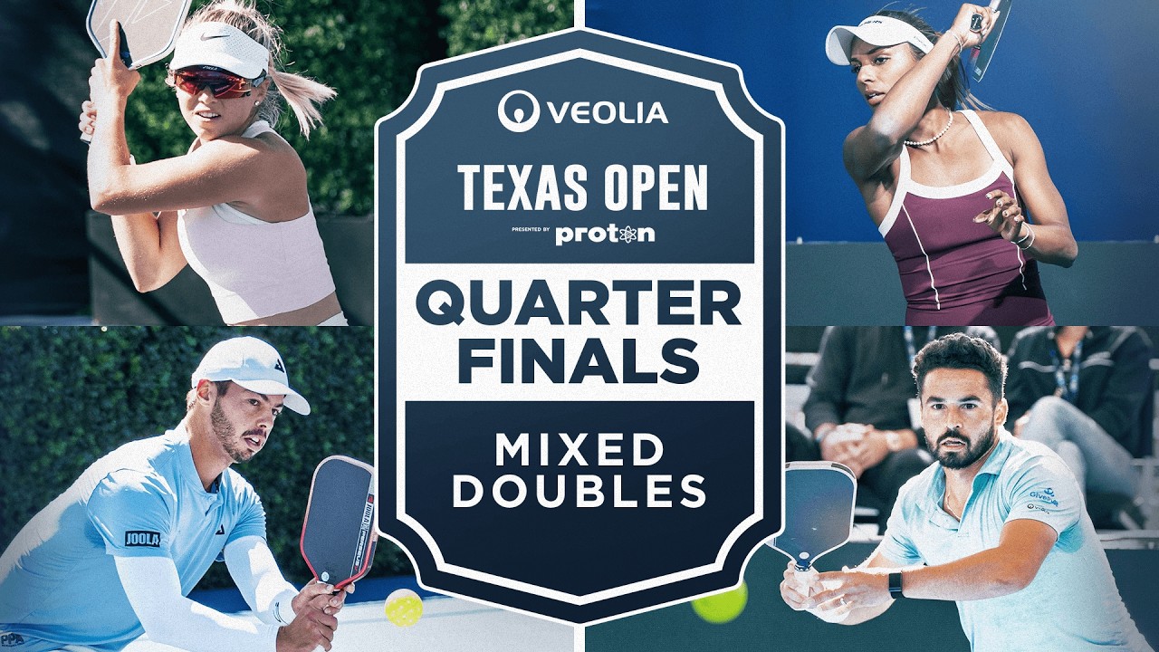 Waters/Johns vs Black/Khlif at the Veolia Texas Open