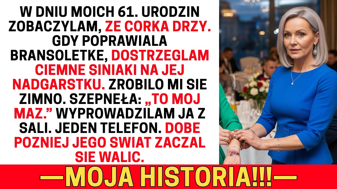 W DNIU MOICH 61. URODZIN CORKA KRZYKNELA: „MAMO!” — GDY ZOBACZYLAM SINIAKI, AZ MNIE ZATRZESLO