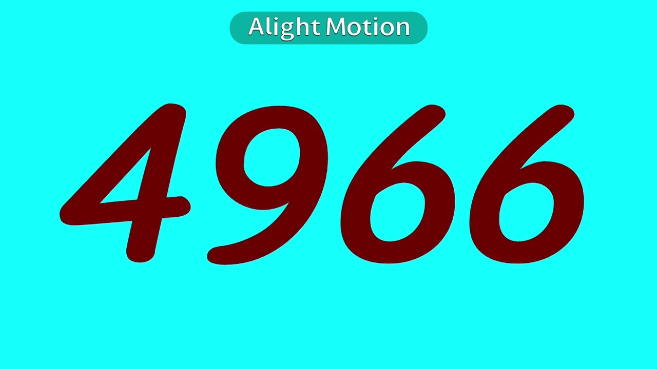 Numbers 1 to #10000