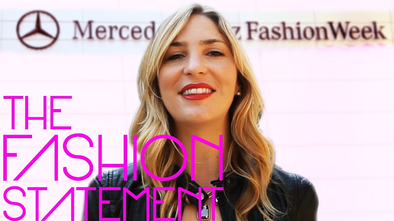 New York Fashion Week - THE FASHION STATEMENT on Location #NYFW