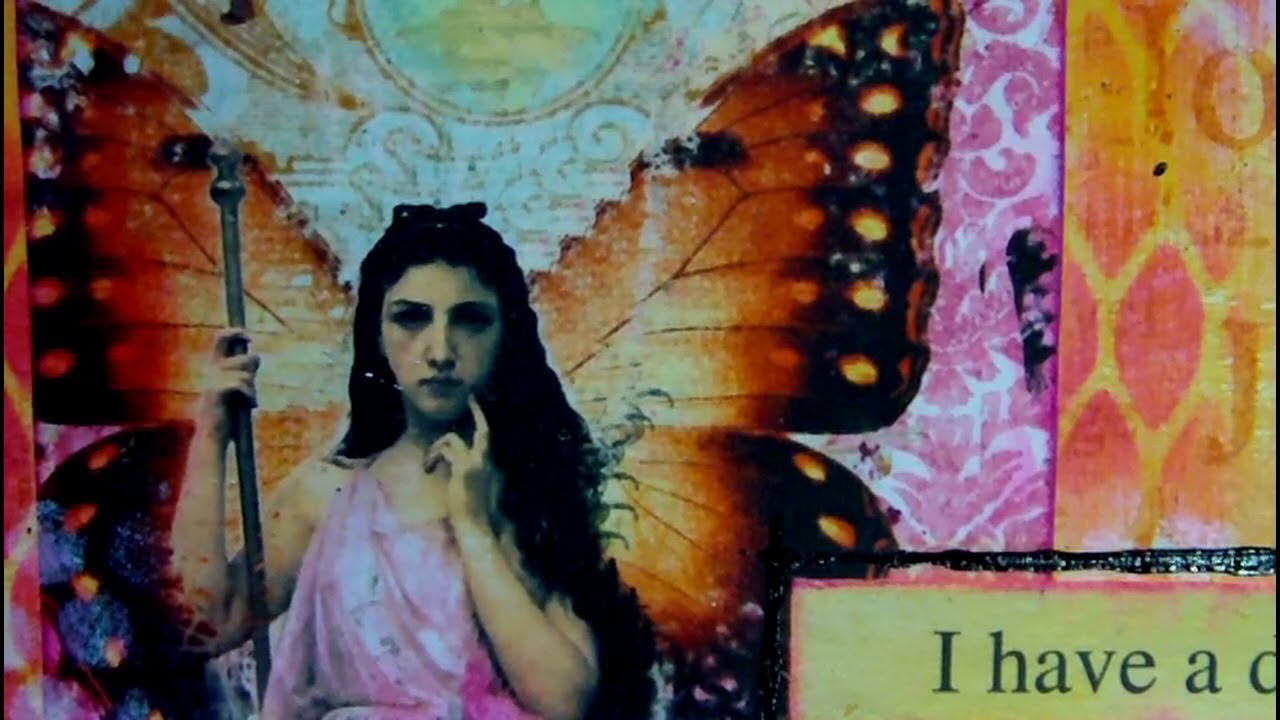 6 x 6 Mixed Media Challenge - Things With Wings - #ArtfulEvidence
