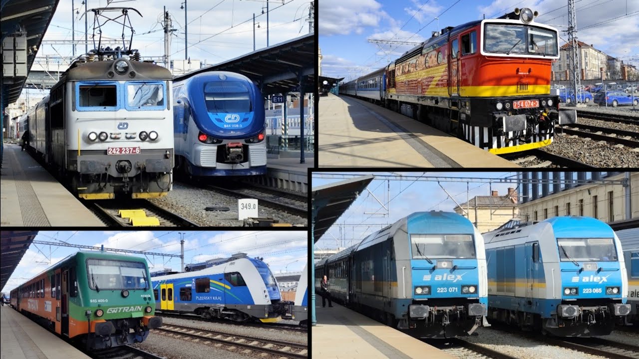 Vlaky Plzeň hl.n. 17.3. 2025