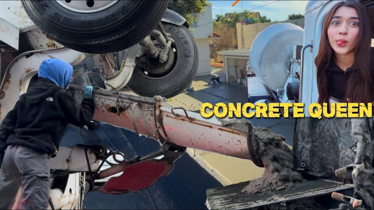 Girls Can Drive Concrete Mixer Trucks and Be Good at It Too! 