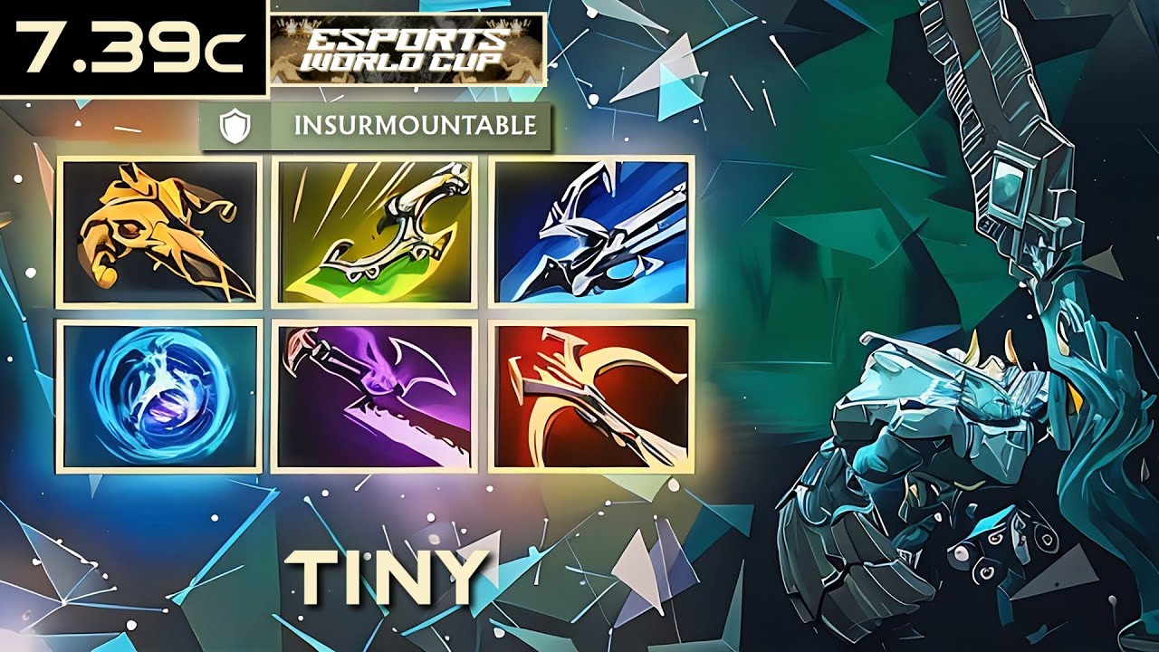 [CARRY] SKITER TINY 7.39c | ESPORTS WORLD CUP 2025 | #Dota2 #4K