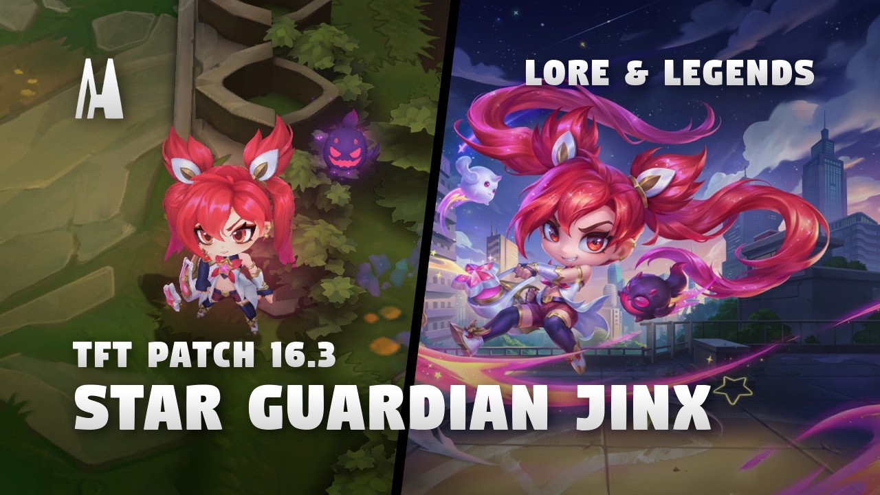 CHIBI STAR GUARDIAN JINX | FINISHER, EMOTES | TFT 16.3