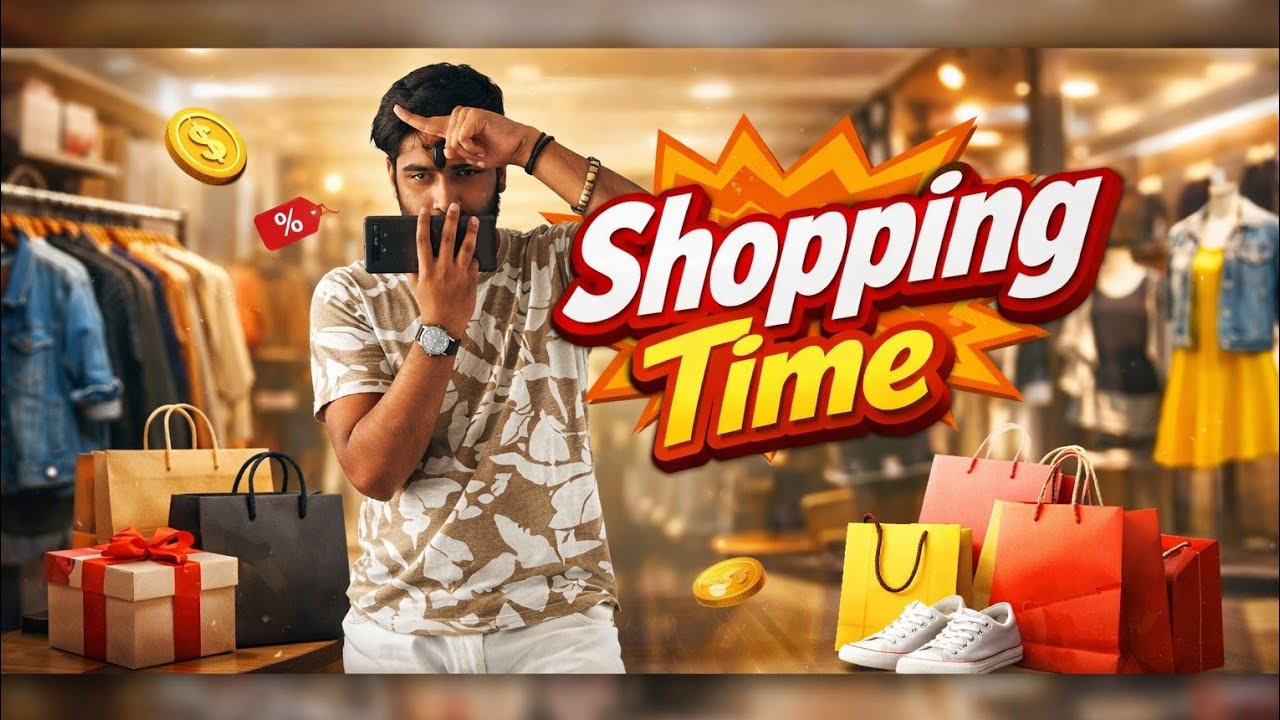 AJ RISHI KE SATH USKE KAPDE KHARID NE GAYA 