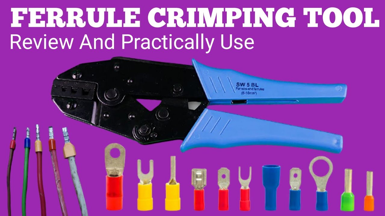 How To Use Ferrule Crimping Tool for beginners / Review And complete Details
