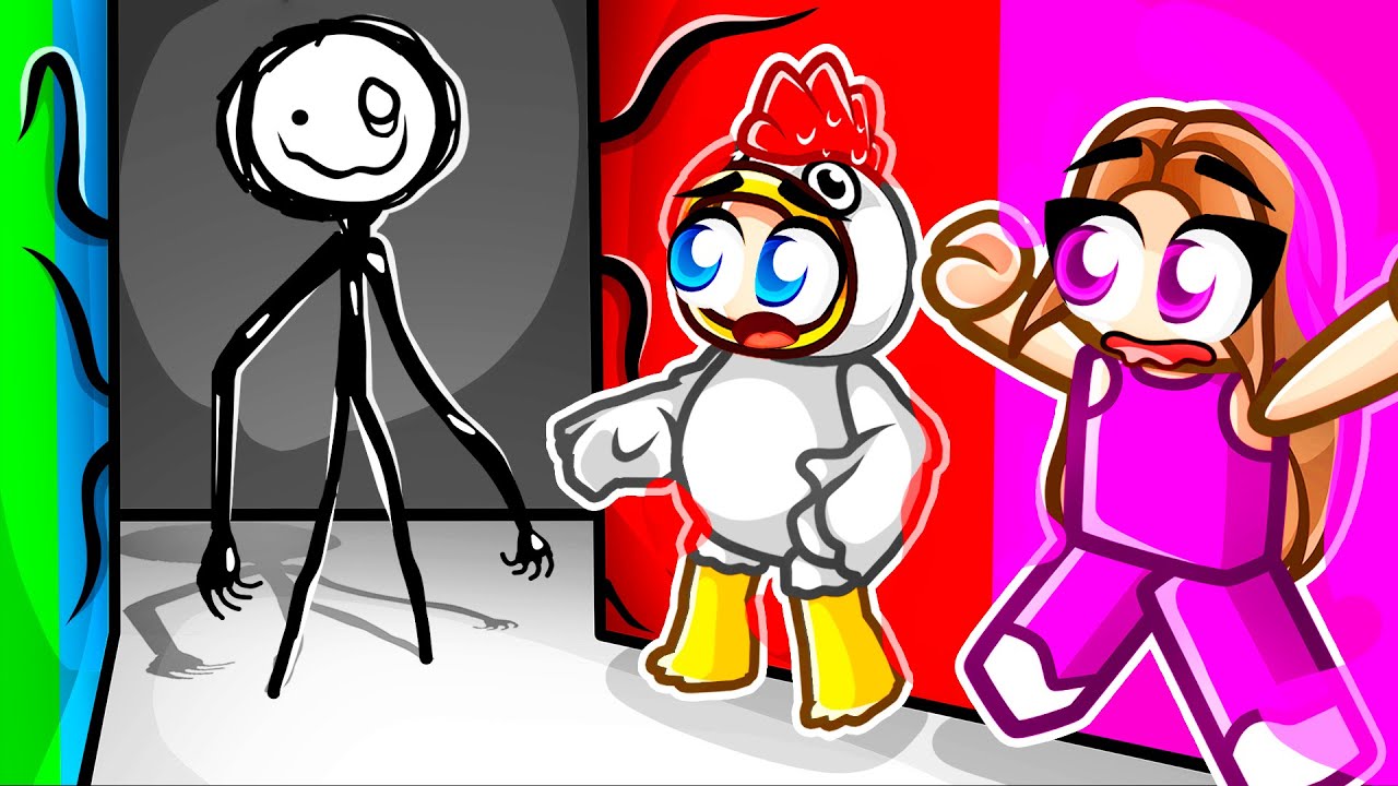 Cache Toi sur la Bonne COULEUR sinon le MONSTRE va te TUER sur Roblox !