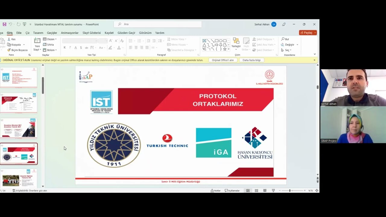 İZBAP Projesi İstanbul Havalimanı Mesleki ve Teknik Anadolu Lisesi Tanıtımı