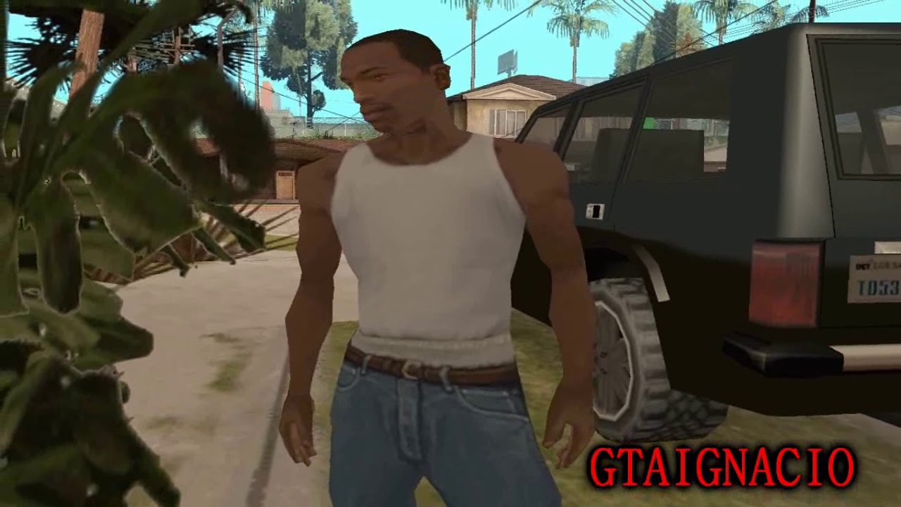 CJ Y SUS AMIGOS SE VAN DE CAMPAMENTO AL DESIERTO | GTA SAN ANDREAS LOQUENDO