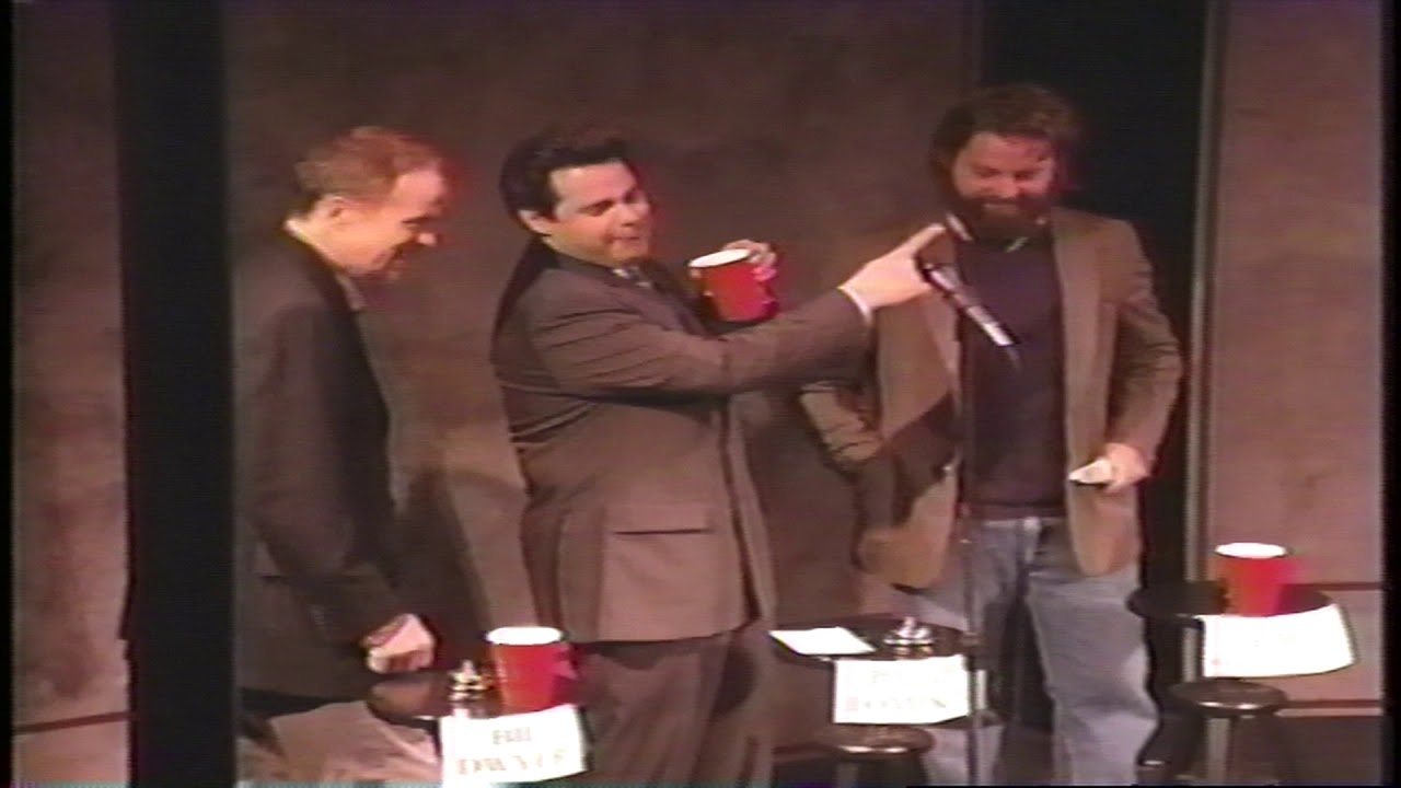 Zach Galifianakis vs Paul F Tompkins vs Bil Dwyer 2003 JOKE MACHINE