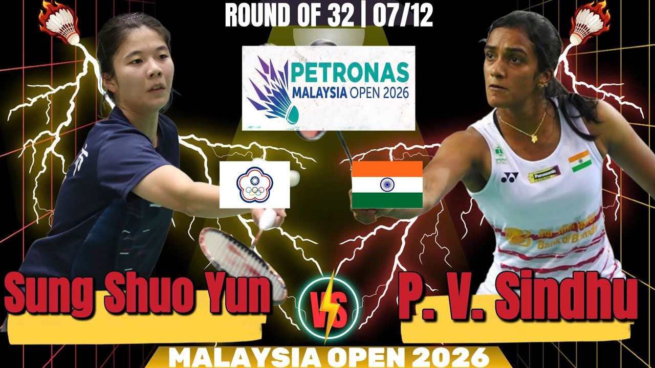 🔥 Amazing Match 🔥 P. V. Sindhu (IDN) vs Sung Shuo Yun (TPE) | R32 Petronas Malaysia Open 2026