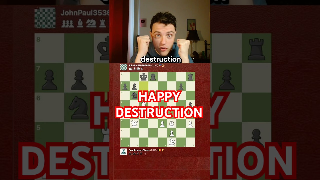 Happy Destruction #chess #endgame #chessendgame #chesspuzzle
