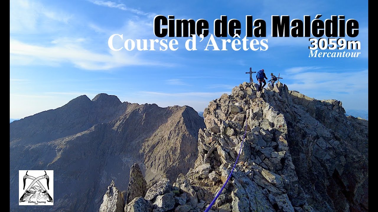 Cime de la Malédie, Traversée des Arêtes à 3000m !!!
