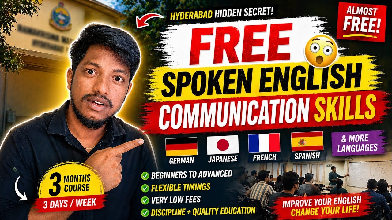 Hidden Institute in Hyderabad | Spoken English and Communication Skills FREE Online &Offline #rkmath