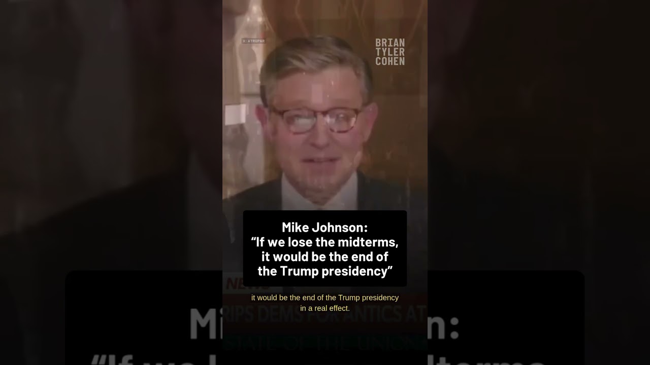 Mike Johnson:&ldquo;If we lose the midterms, it would be the end of the Trump presidency