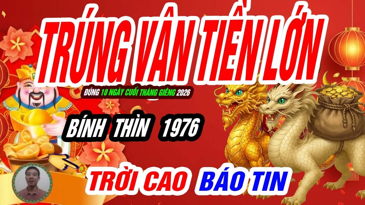 🐲 Rồng Ẩn Bật Sáng! BÍNH THÌN 1976 đúng 10 ngày xoay chuyển vận may GIÀU TO