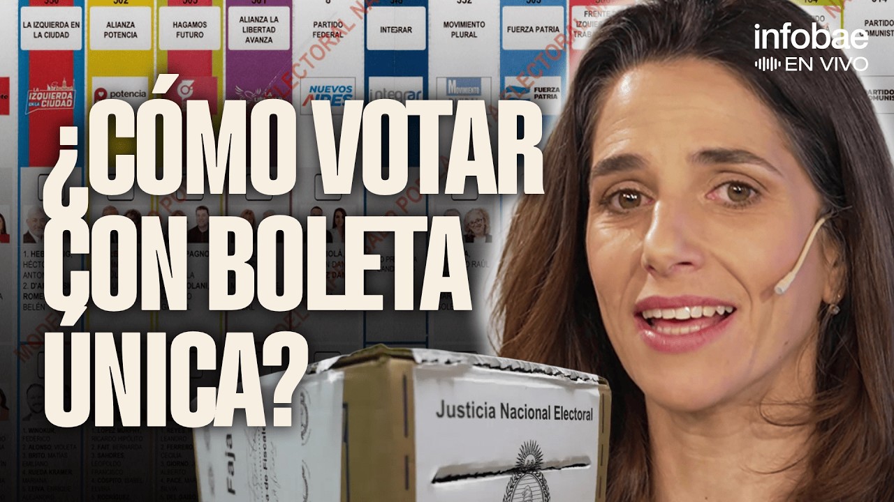 Las CLAVES para VOTAR con BOLETA ÚNICA