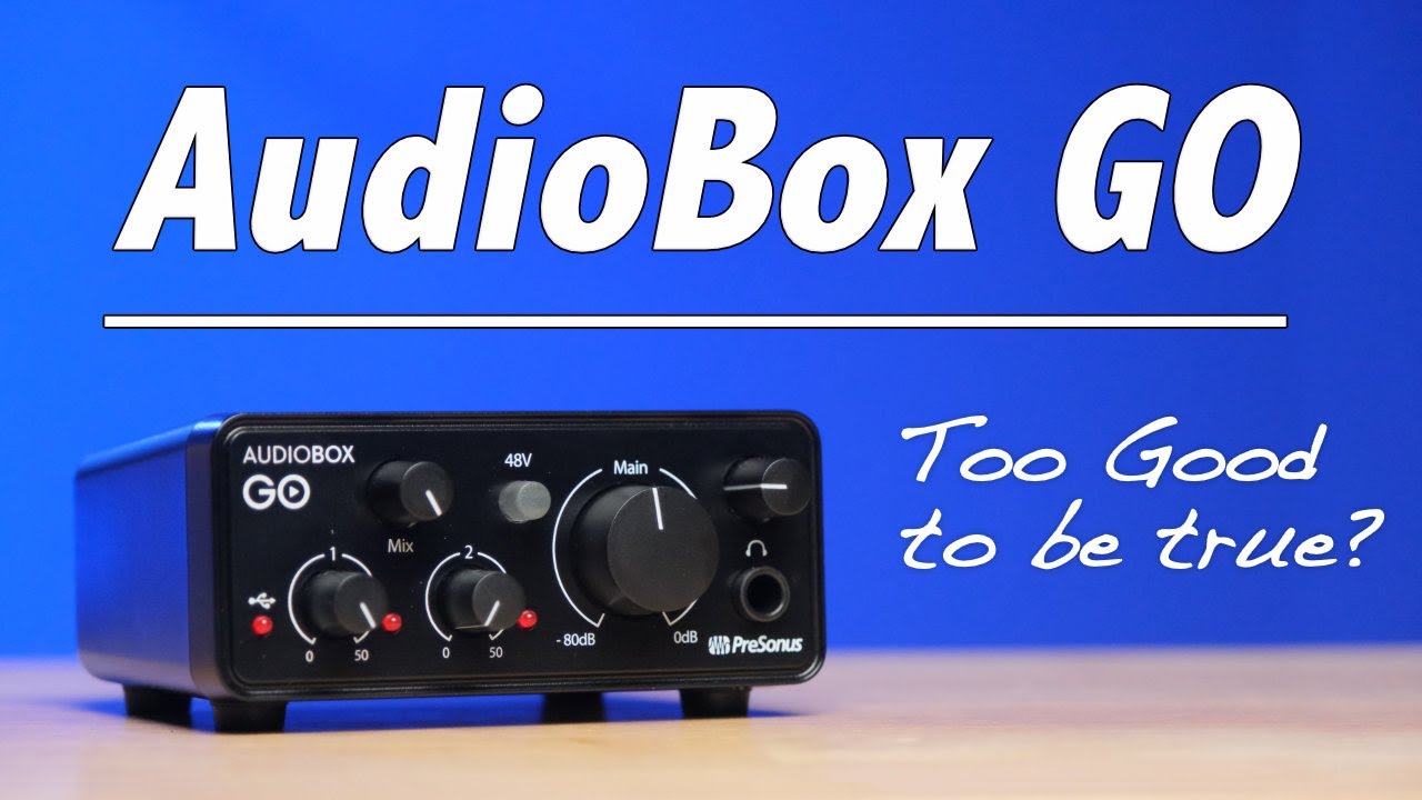 Presonus AudioBox GO Review | Is it really that good?