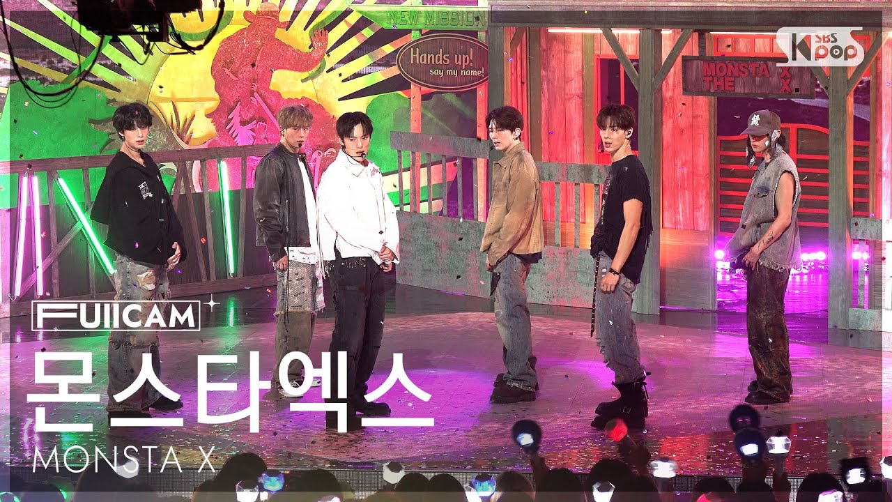 [안방1열 풀캠4K] 몬스타엑스 'N the Front' (MONSTA X FullCam) @SBS Inkigayo 250907