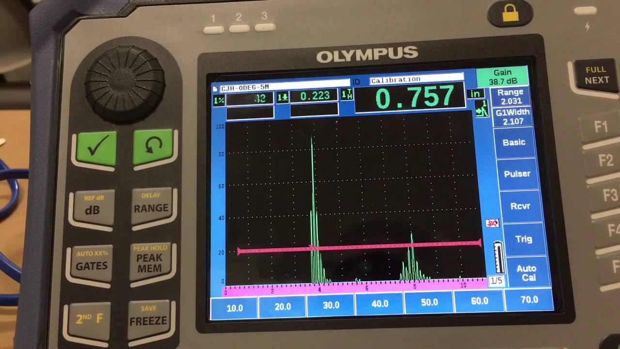 UT A-scan signal characteristics of laminations.