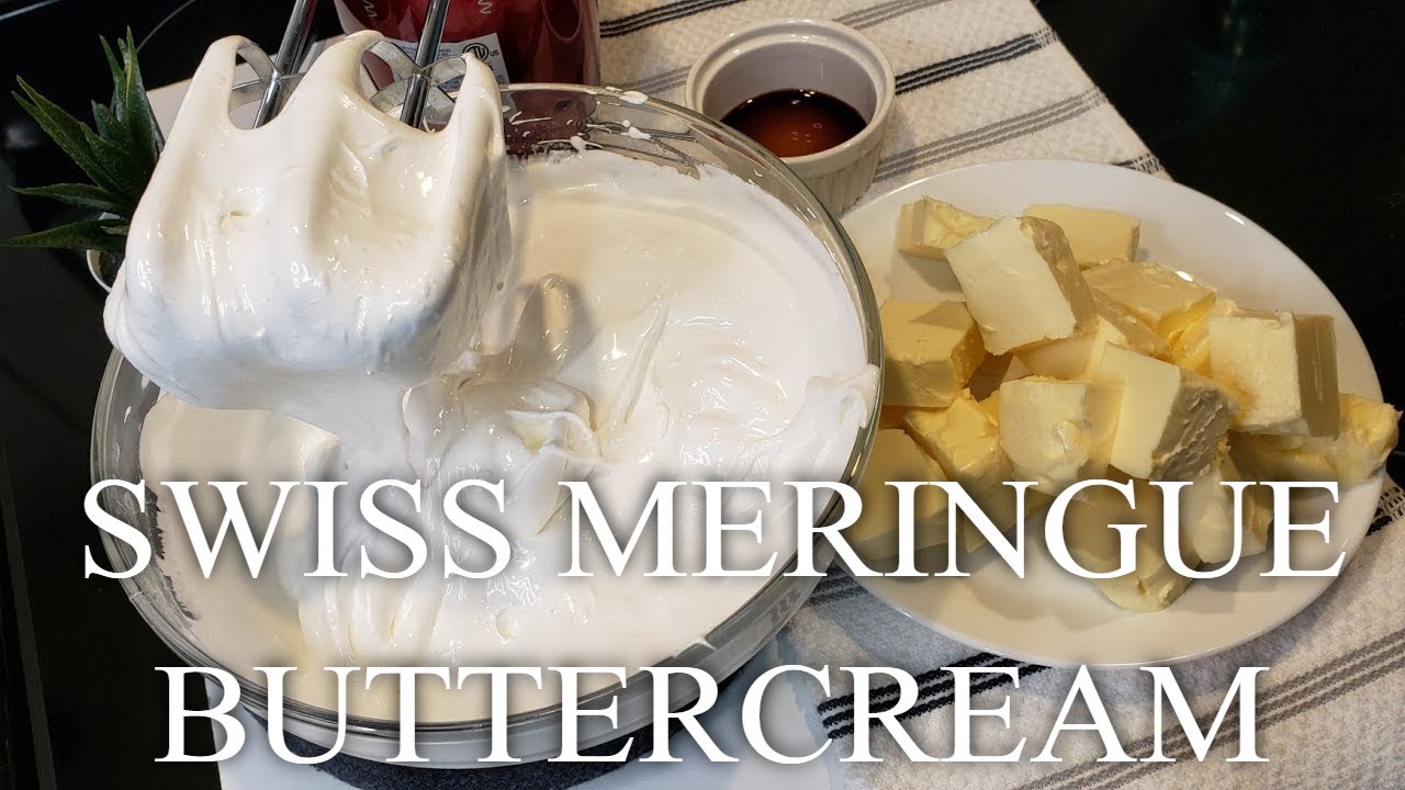 Perfect Swiss Meringue Buttercream | Swiss Meringue Buttercream With Hand Mixer |  Swiss Meringue