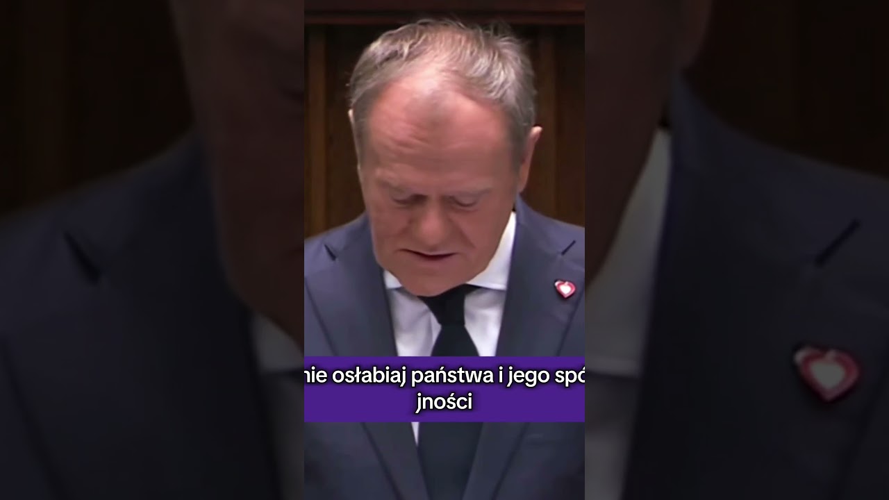 🟥 OPAMIĘTAJCIE SIĘ, P&Oacute;KI JESZCZE NIE JEST ZA P&Oacute;ŹNO! 🇵🇱⚠️🔥 Premier Donald Tusk z m&oacute;wnicy sejmowej...