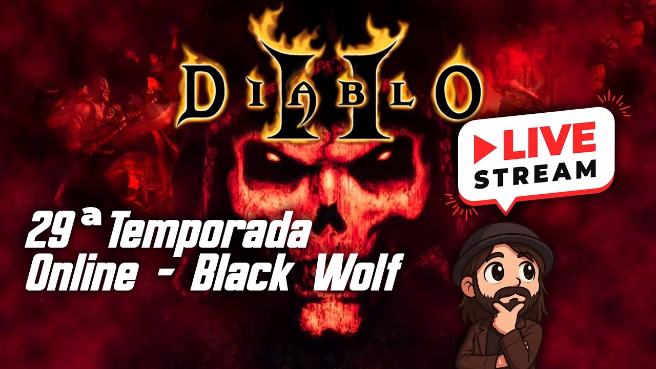 Diablo II Black Wolf com os amigos 29ª Temporada | Testando o servidor | #01 @WELTONSILVAGAMER36