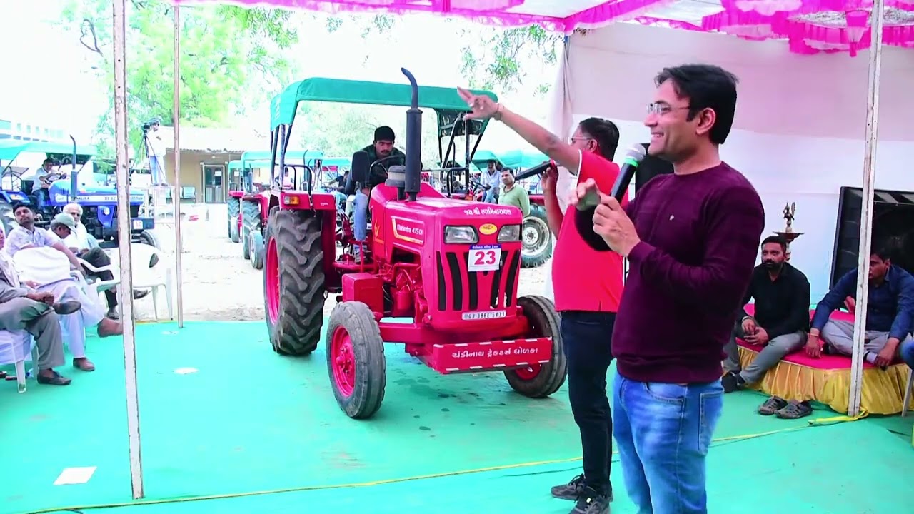 ધોળકા ની Tractor 🚜 હરજી માં 200 થી 300😯 ખેડુતો યે ભાગ લીધો 🎉 || Chandinath Tractor