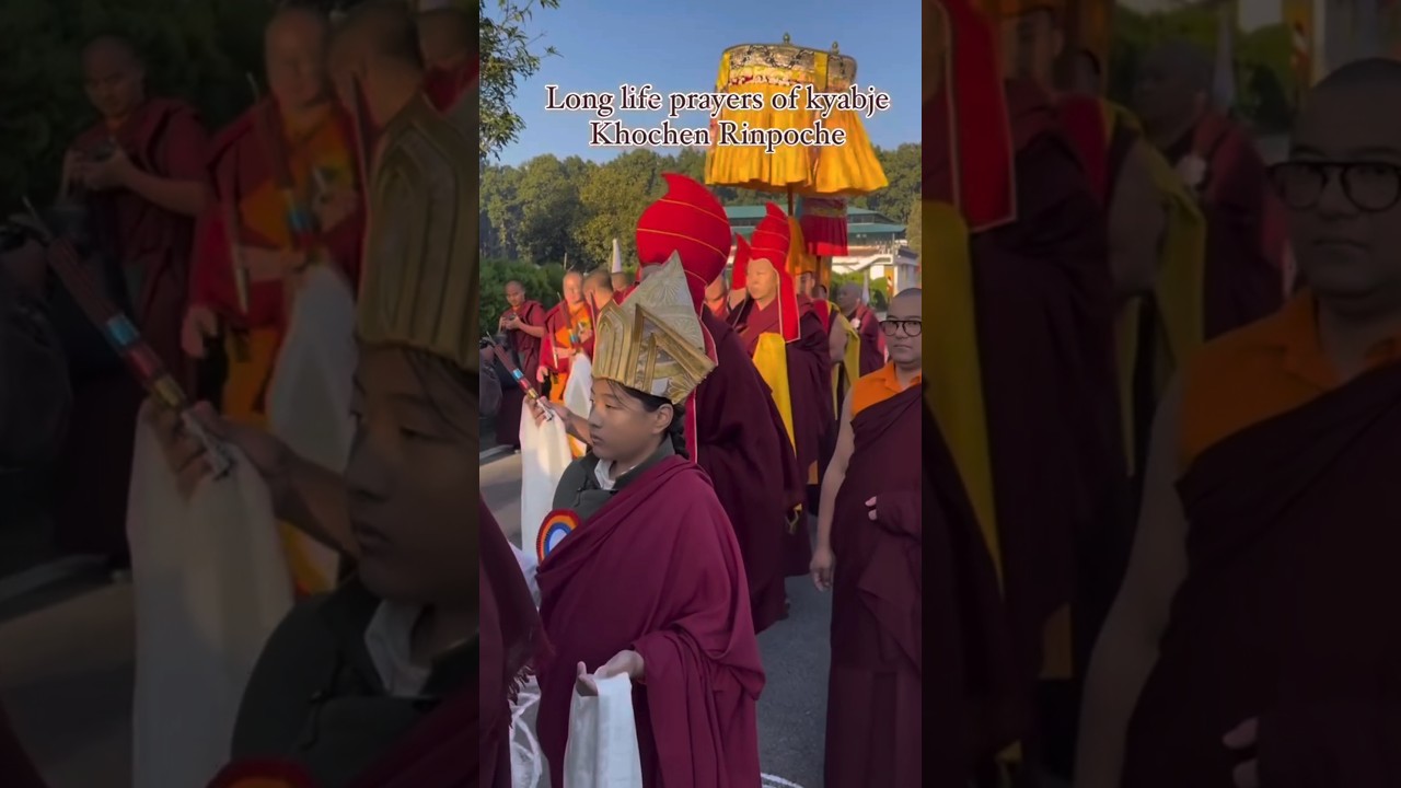 Long life prayars of #kyabje #khochen #rinpoche